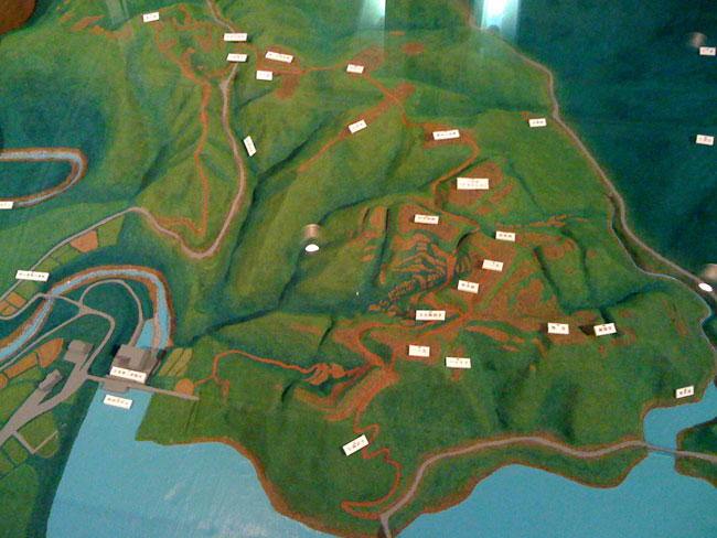 増山城模型